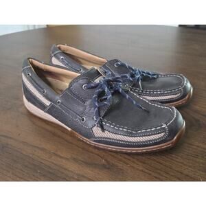 J&M XC4 System Sheepskin Dual Width Shoes Men’s Size 12 M Black Blue